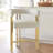 25" Upholstered Gold Chenille Arm Counter Stool-1512341800
