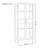 French Retro Walnut-colored Display Cabinet