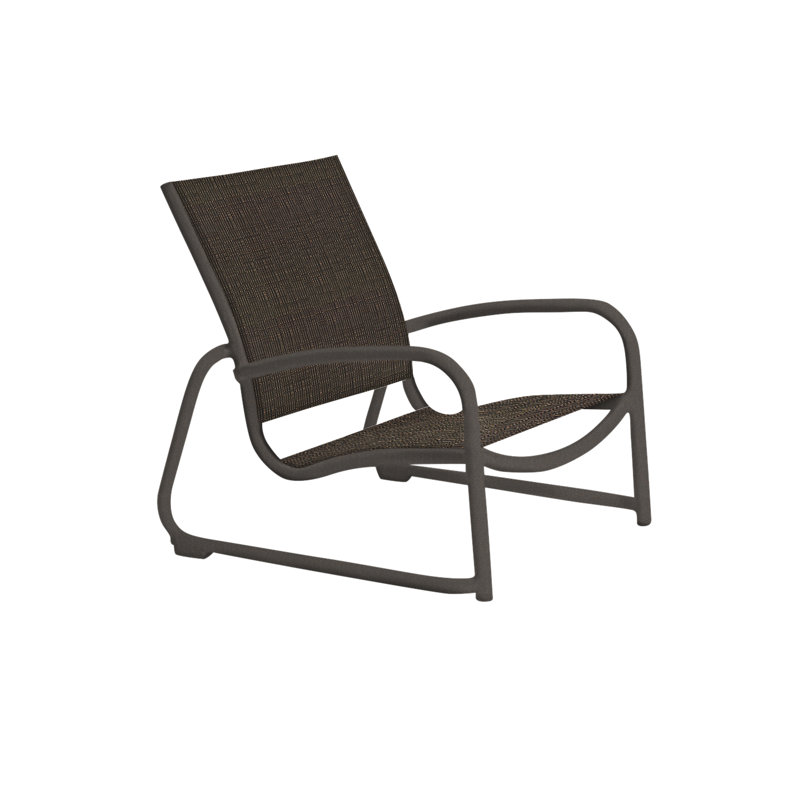 Millennia Aluminum Outdoor Lounge Chair, Graphite, Mia II