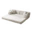 Canapé-lit convertible, canapé-lit pliant en tissu à deux tons avec structure fixe, canapé-lit de salon pour chambre à coucher (chameau clair)-1093462578