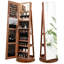 Armoire à bijoux pivotante à 360 ° 3 modes DEL verrouillables-149341917