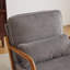 Fauteuil d'appoint rembourré en bois massif Elizabeth Mid Century-799492594