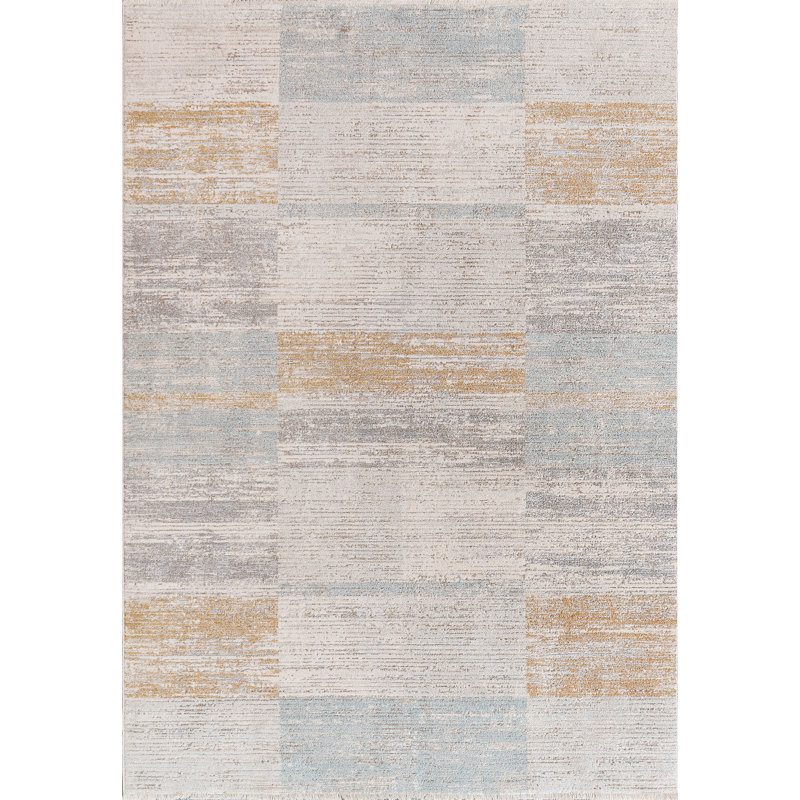 IRVING 5.3X7.7 15551-199 CREAM/MULTI, Rectangle 5'3" x 7'7"