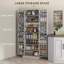 Armoire autoportante de 65 pouces avec portes et tablettes avec portes et tablettes-658899438