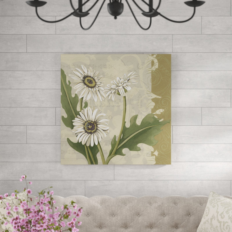 Paris Daisy II by Chariklia Zarris - Wrapped Canvas Painting, 91cm H x 91cm W