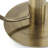 Tall Antique Brass Candle Holder with Handle