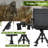 Portable 360° Swivel Hunting Stool with Silent Spin, Adjustable Height, Armrests & Carry Strap-1664642881