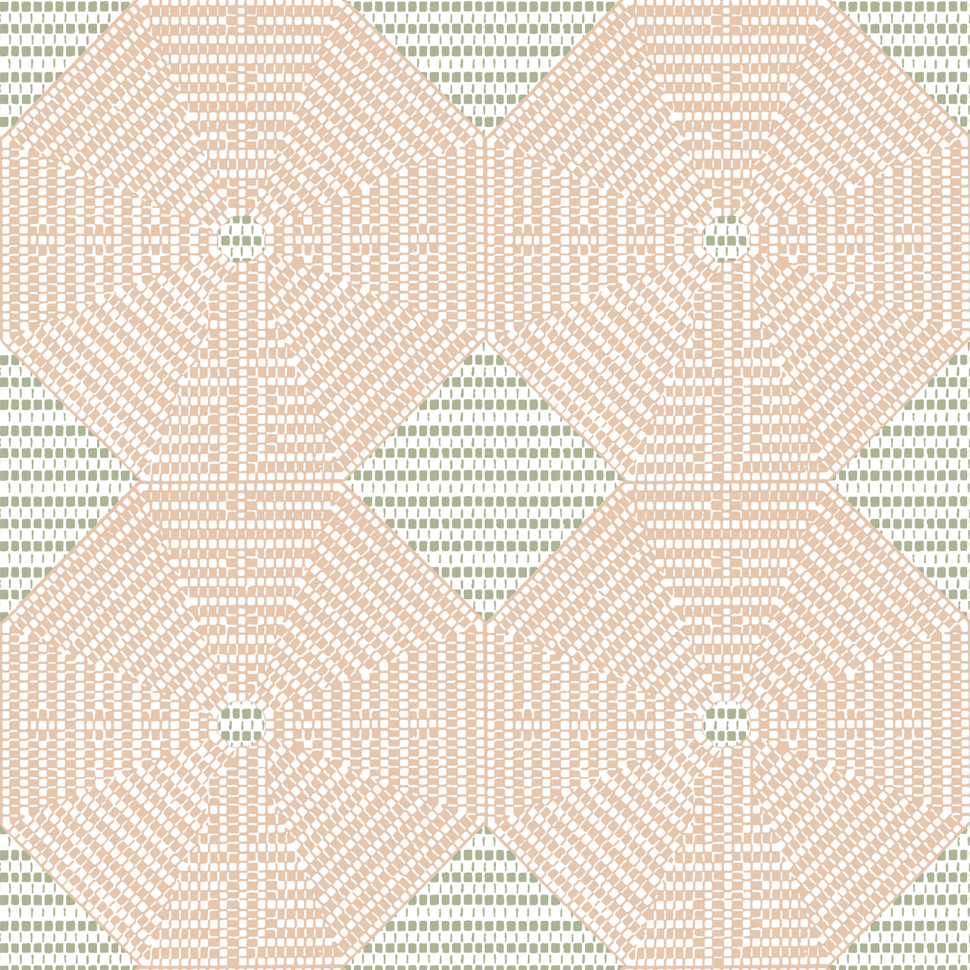 Geometric Peel & Stick Wallpaper Roll, Pink