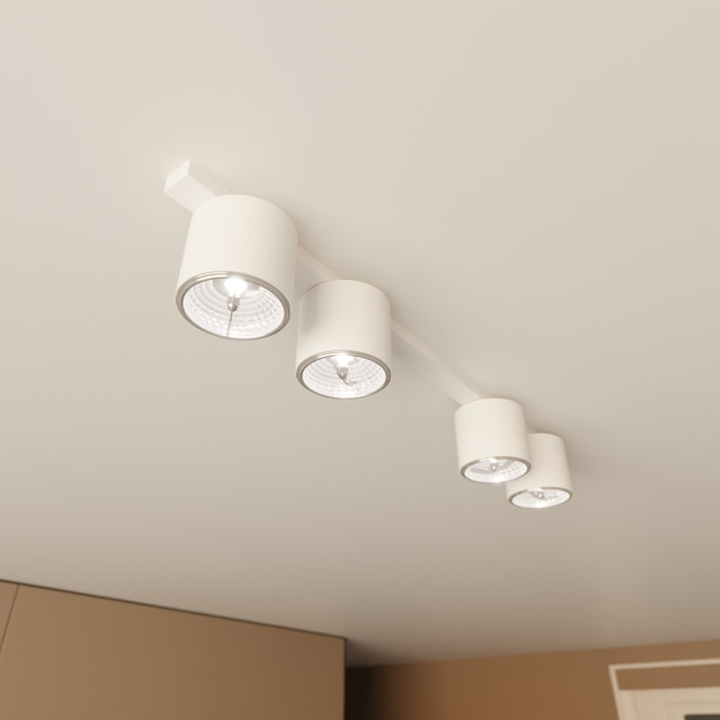 Marlyse Flush Mount, White