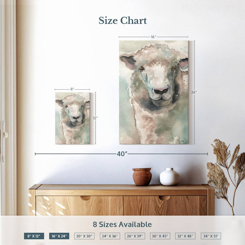 Agneau haché Brampt, H 12 po x l 8 po