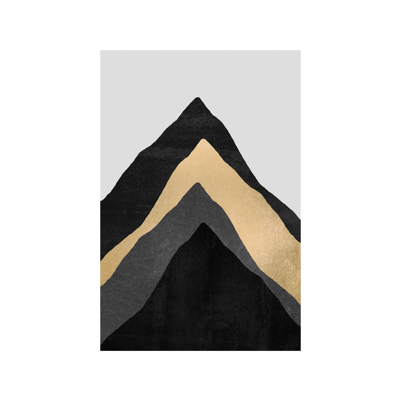 Four Mountains by Elisabeth Fredriksson - Wrapped Canvas Print, 30.48cm H x 20.32cm W x 1.91cm D