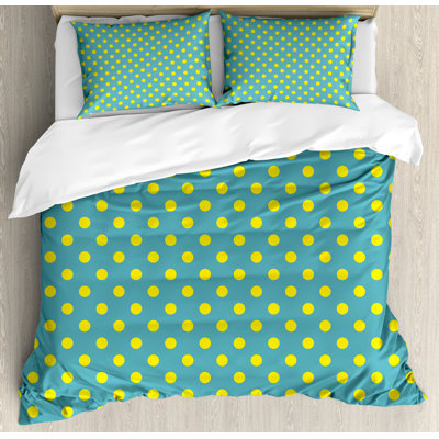 Farmhouse / Country Polyester Dots Duvet Cover