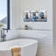 40*30,Blue Bathroom Wall Art Funny Animals Bathroom Decor Recoon Pictures Paintings.-1503709950