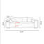 Causeuse-coussin standard en cuir véritable brun-70581614