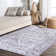 Didim Boho Medallion Machine-Washable Gray/Purple Rug