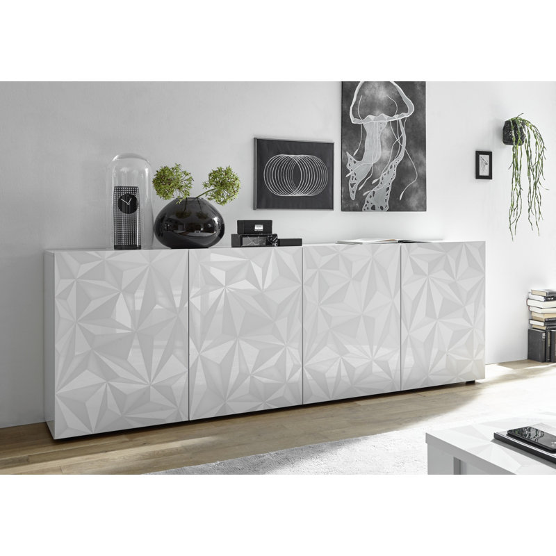 Bromborough 241 Cm Wide Sideboard, White