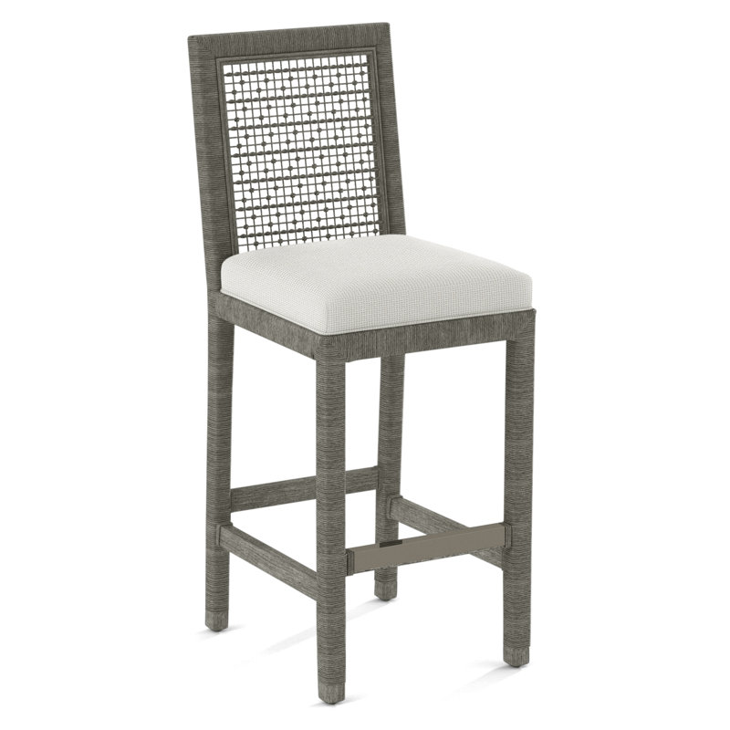 Pine Isle Bar Stool, Gypsy Teal and Purple; 0725-66, Harbor Blue