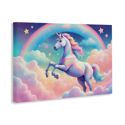 Toile de licorne colorée, design par Creative Studio