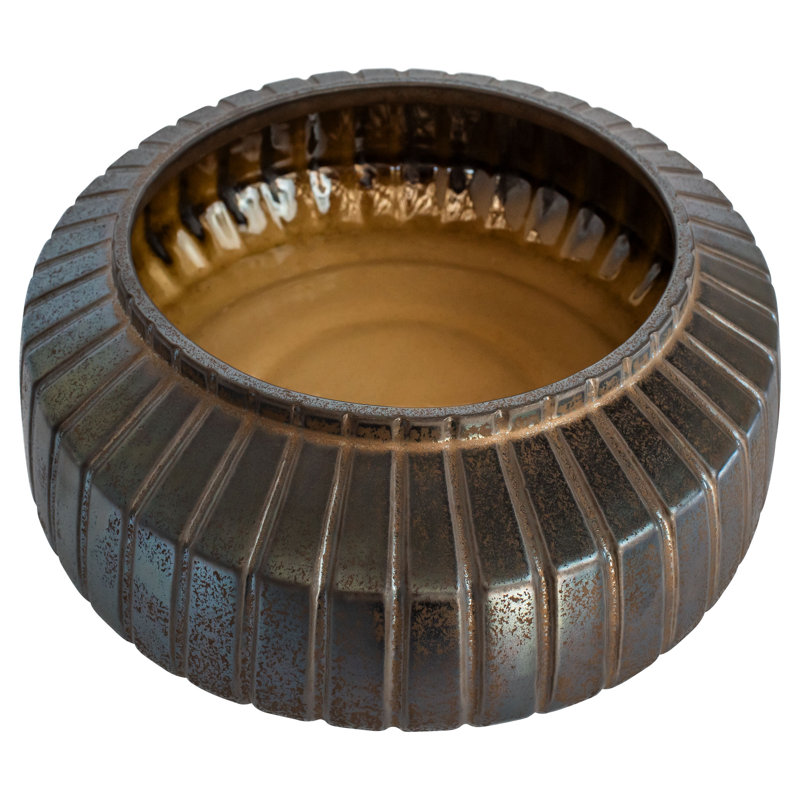 Ribbed Sweater Earthenware Decorative Bowl