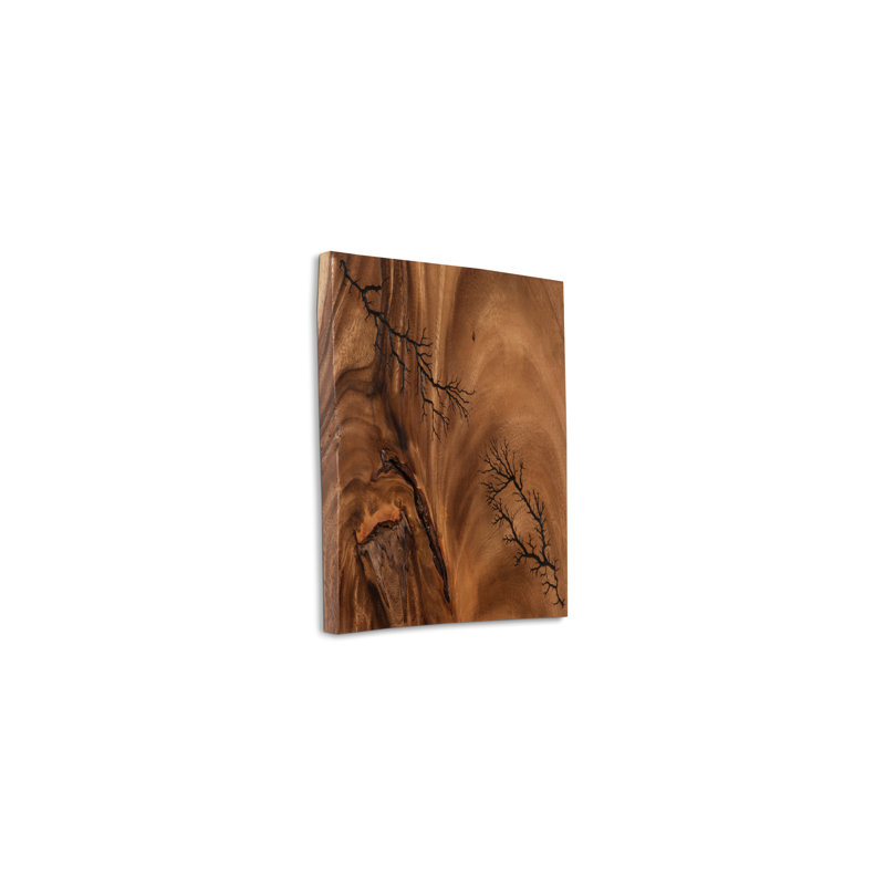 Lightning Wall Tile, Chamcha Wood