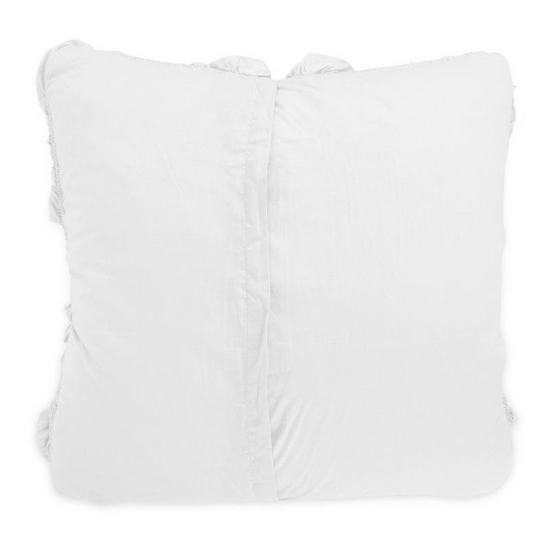 Savanna Comforter Set, White, King Comforter + 5 Shams