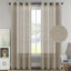 Paire de rideaux semi-transparents avec œillets Dawan-1635607298-1635607320