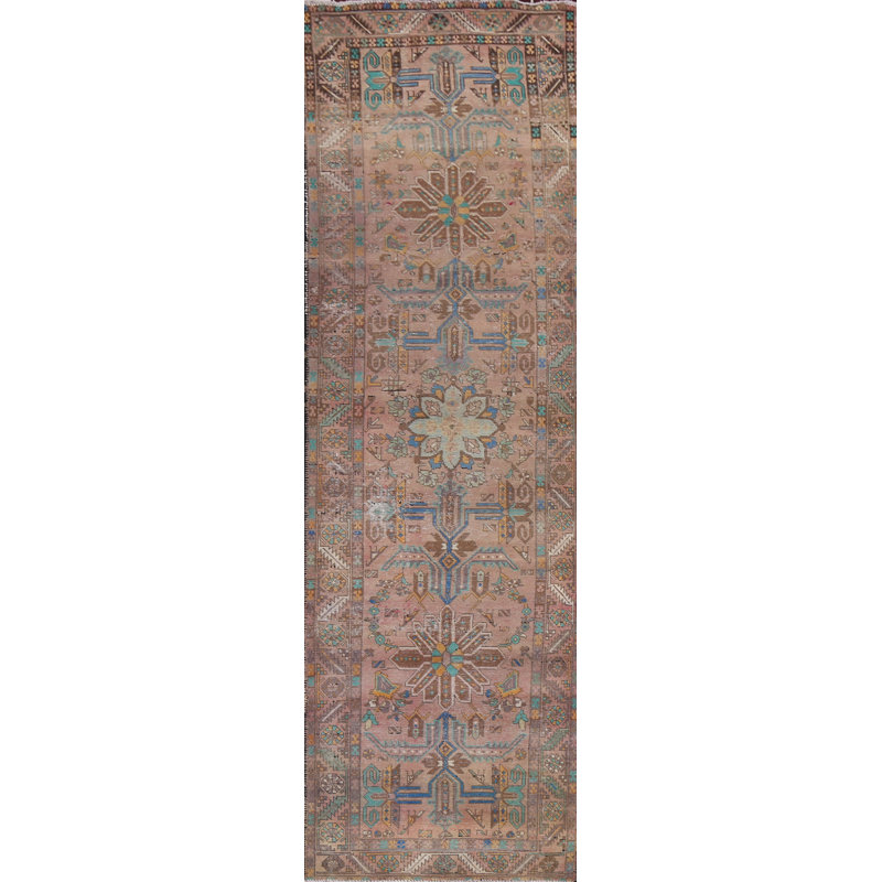 Tapis de couloir patiné Tabriz