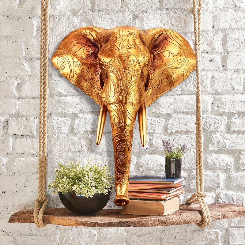 Sculpture murale Fortune Mandala Elephant