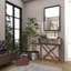 Table d'appoint grise avec plateau de style valise Laforce