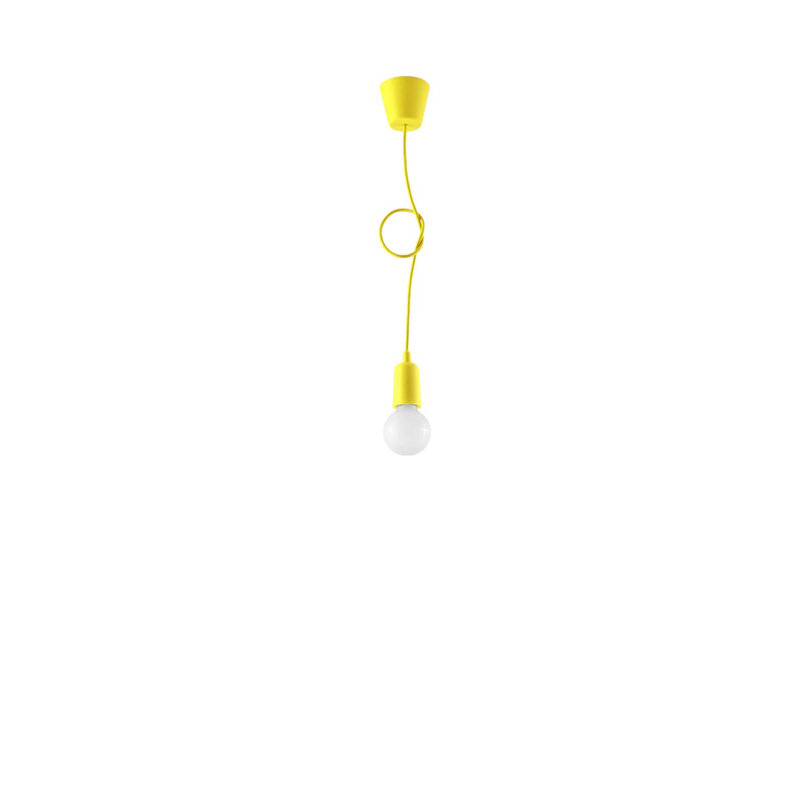 Anhua 1 - Light Bulb Pendant, Yellow