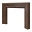 Modern Ember Everly Wood Fireplace Mantel Surround Kit in White | 56" x 42" Opening | 54"-1607769746-1607769747