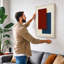 Abstraction Geometric - Wrapped Canvas-408820486-408820491