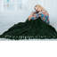 Jeté en chenille pour canapé-lit, carreaux Buffalo écossais noir et blanc, 60 x 80-94571970-94571969-94571968