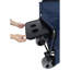 Chariot pliant 3 en 1 avec banquette et plateau de table rabattable à l'arrière - capacité de 500 lb, pneus de plage 9 po x 4 po pour le camping, la plage-123018684
