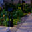 KODA Solar Sunburst Round Bollard Light 4-Pack