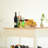 Kitchen Trolley, Large Capacity And Mobile Storage Solution Island With Spacious Interior, Rubber Wood Top Lockable Wheels