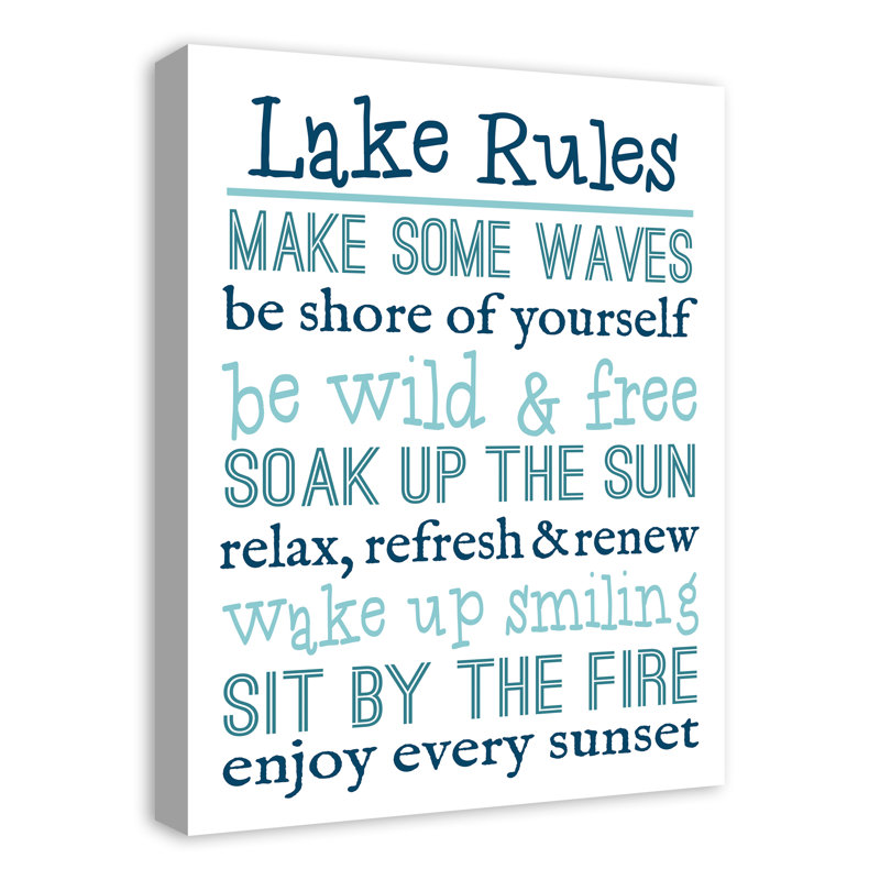 " Lake Rules "