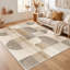 Tapis lavable de 152 x 213 cm pour salon, antidérapant, style bohème moderne-305617085-305617086