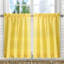 Ensemble de deux rideaux de couleur café unie sur mesure de 56 po Ellis-2089171903-2089171845