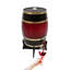 Baril de vin en bois de pin de 20 L / 5,28 gallons avec base et robinet, baril de vin de table rétro pour bar à domicile et réception-132063260