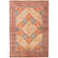 Tapis unique en laine noué à la main rouge Gazni des années 2010 de 6 pi 8 po x 9 pi 10 po Qaiden