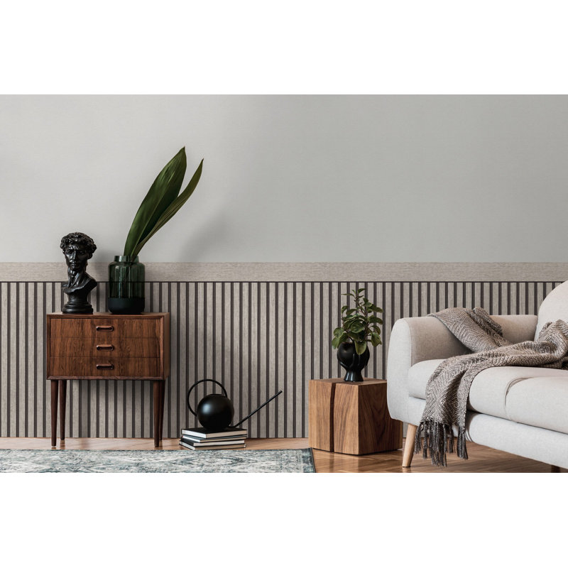 32.97Cm x 33Cm Matte Wallpaper Roll, Grey