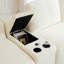 Canapé modulaire, canapé avec porte-gobelets et ports USB pour le salon