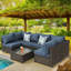 Ensemble modulaire d'extérieur de terrasse réversible de 53 po Aubriannah avec coussins-34240110-34240106