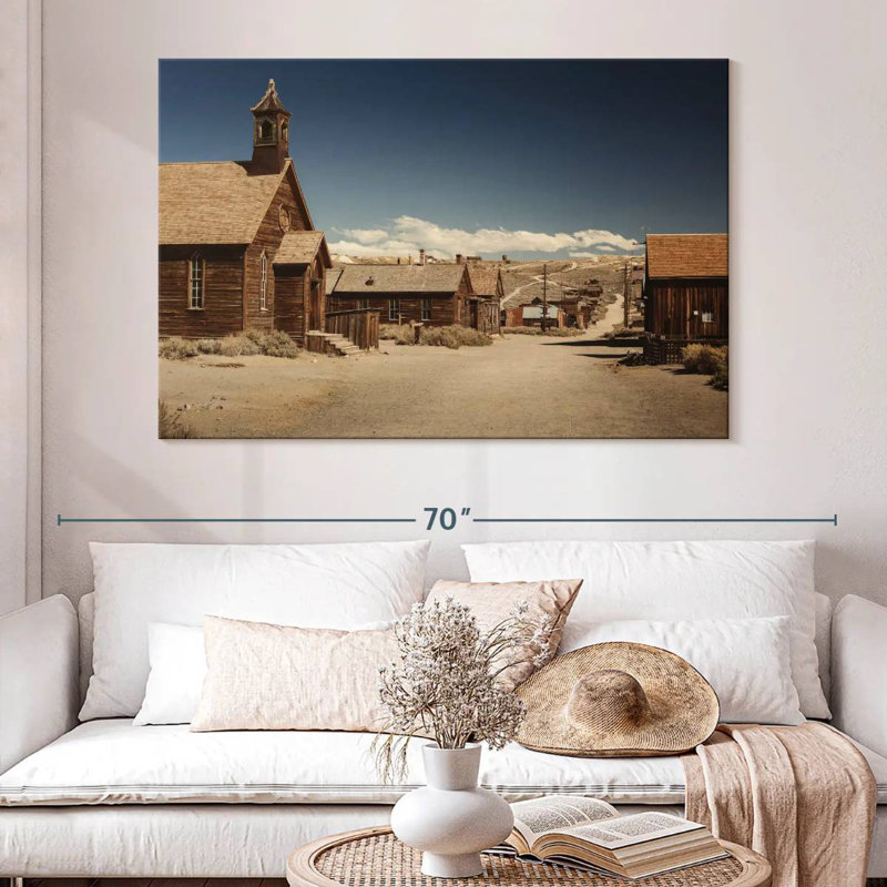 Lelar Bodie Ghost Town, 34" H x 51" W