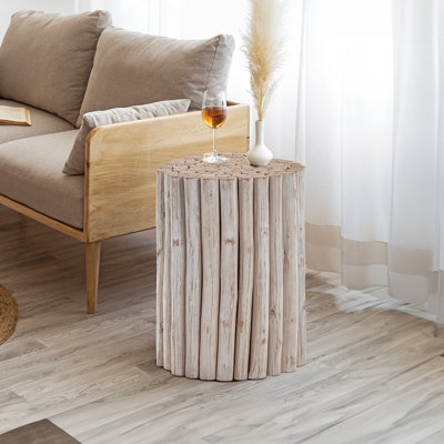 Table de bout blanche