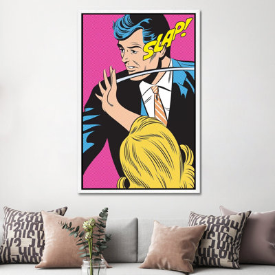 Slap! 1 Piece Wall Art on Canvas