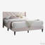 Lit tapissier en velours pour grand lit-1686232907