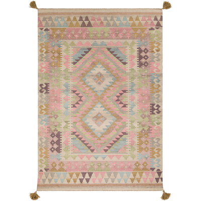 Nalston Wool Southwestern Indoor Rug
