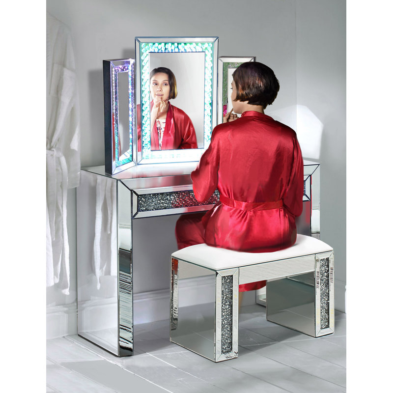 Ensemble de coiffeuse à maquillage Glam Jewel